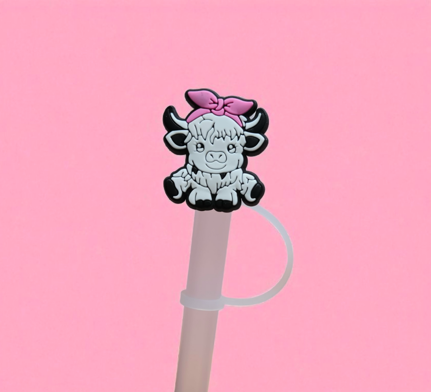 White Highland Cow Cooty Cover