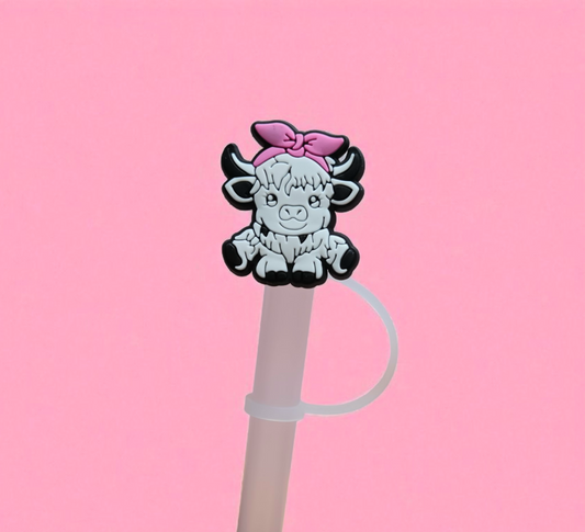 White Highland Cow Cooty Cover