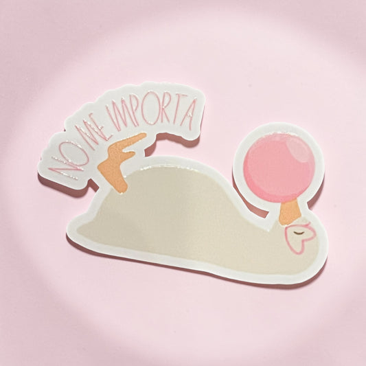No Me Importa Vinyl Sticker