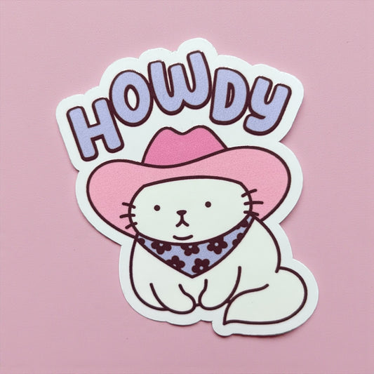 HOWDY VINYL STICKER
