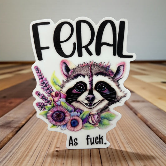 THE FERAL ONE VINYL STICKER