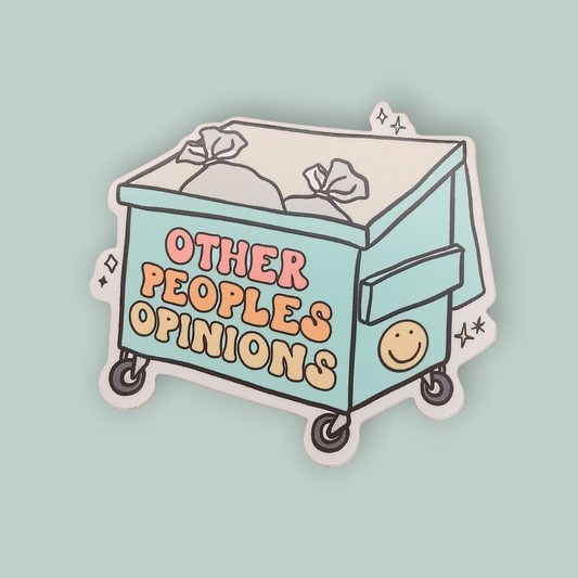 OTHER PEOPLES OPINION VINYL STICKER