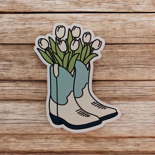 Boots and Flowers
